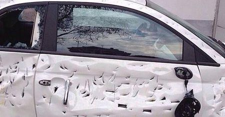 Wściekły Włoch zniszczył swoje auto przez spóźnienie do pracy