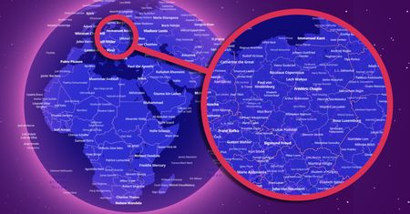 Interaktywna mapa pokazuje, skąd pochodzą słynni ludzie. Twoja miejscowość też tam jest