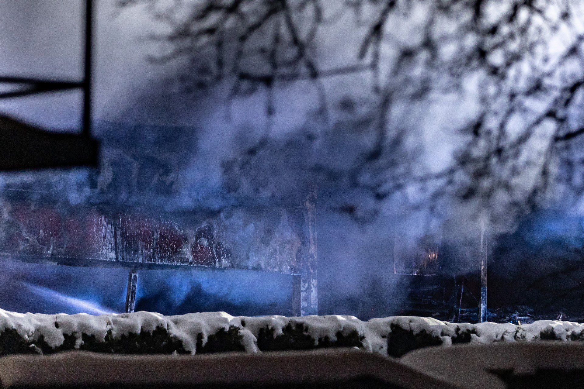 Pożar hali magazynowej w Skawinie