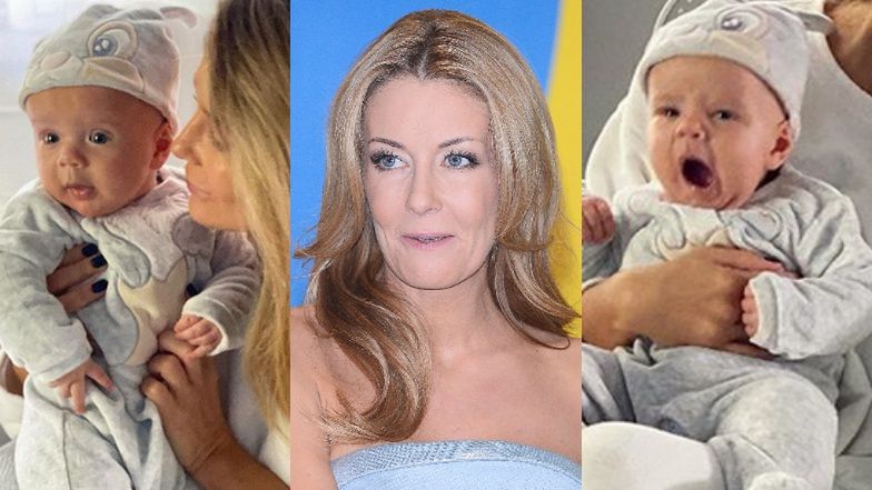 Małgorzata Rozenek prezentuje miny Henryka