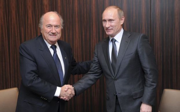 Putin o prezydencie FIFA: "Zasługuje na Nagrodę Nobla!"