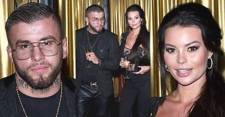 Elegancka Justyna Gradek pozuje z mężem na premierze książki
