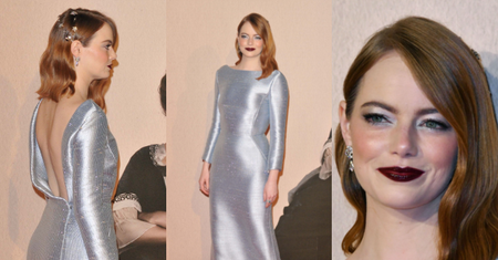 Emma Stone w stylizacji rodem ze Złotej Ery Hollywood