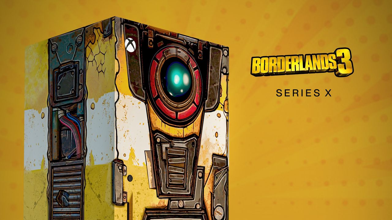 Xbox Series X w barwach Borderlands 3 to czyste złoto - Xbox Series X w wersji Borderlands 3