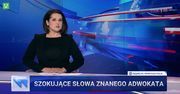 "Wiadomości" zmiażdżyły adwokata za wypowiedź po wypadku. Przemilczały kluczowy wątek