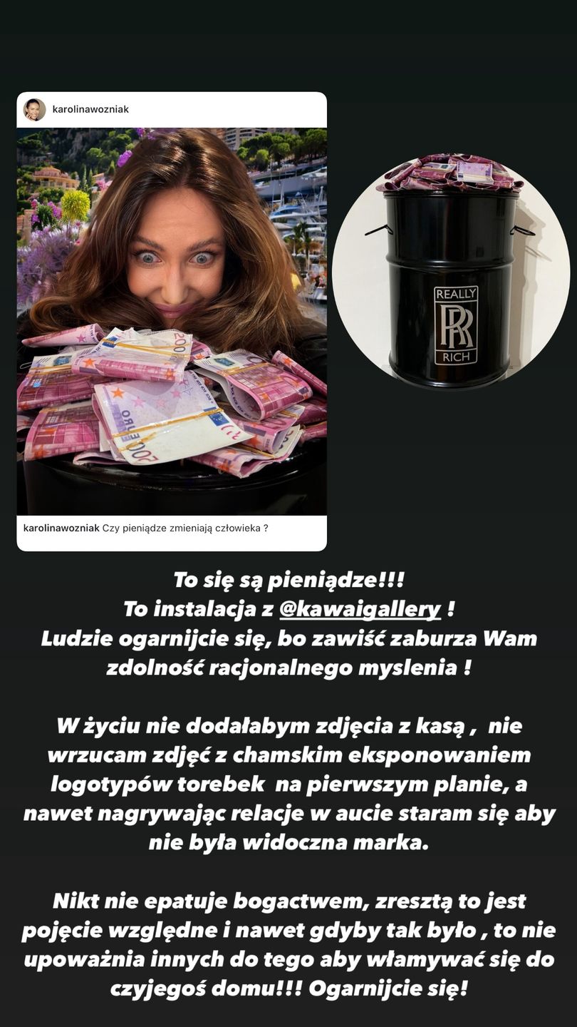 Apel Karoliny Woźniak