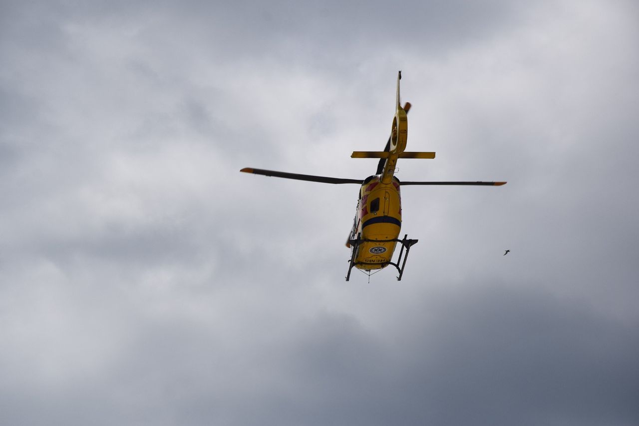Wypadek na S5. Lądował śmigłowiec LPR