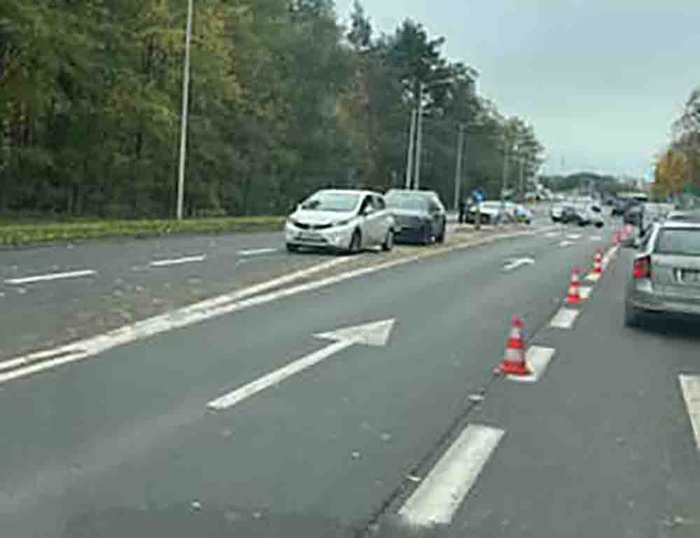 Zielona Góra: Wypadek na ul. Batorego. Ranna jedna osoba