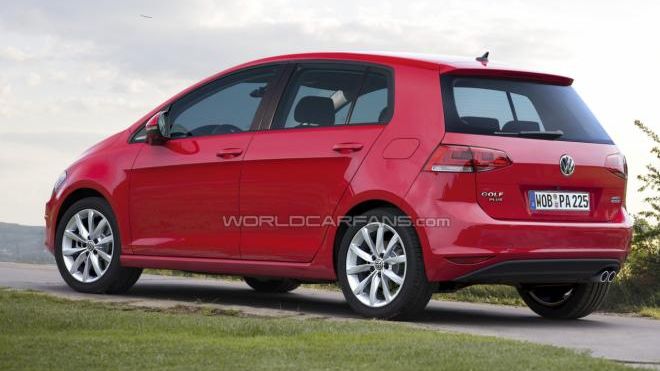 Volkswagen Golf Plus - wizualizacja