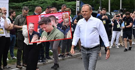 Tajemniczy gość Tuska. Okazał się nim Lewandowski