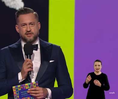 Marcin Prokop na gali Bestsellery Empiku 2023. Żart z Hołowni zachwycił publiczność