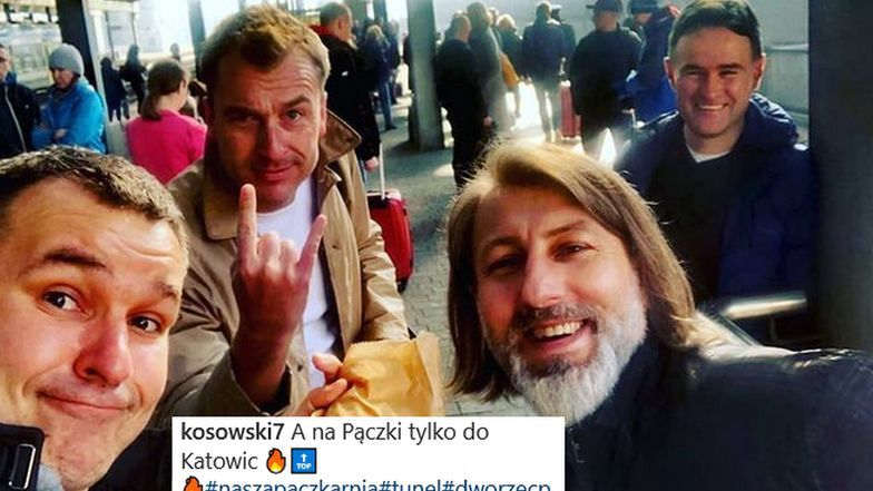 Kamil Kosowski smaży pączki w Katowicach