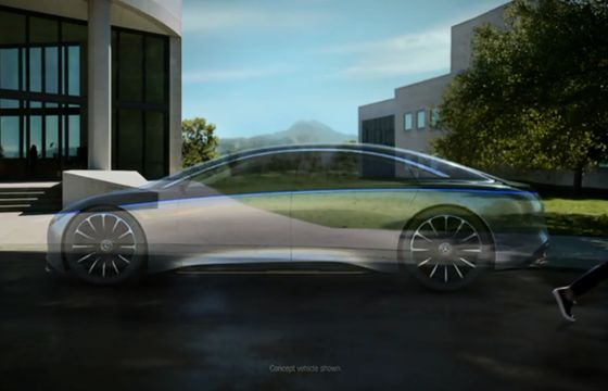 Mercedes stworzył spot reklamowy, w którym właściwie nie widać samochodu