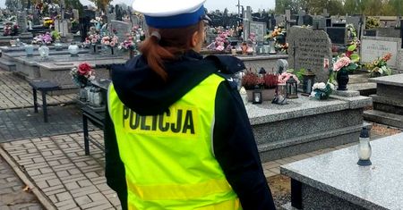 Groza na cmentarzu w Bytomiu. Zepchnął 92-latka na nagrobek