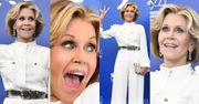 79-letnia Jane Fonda w bieli promuje film w Wenecji