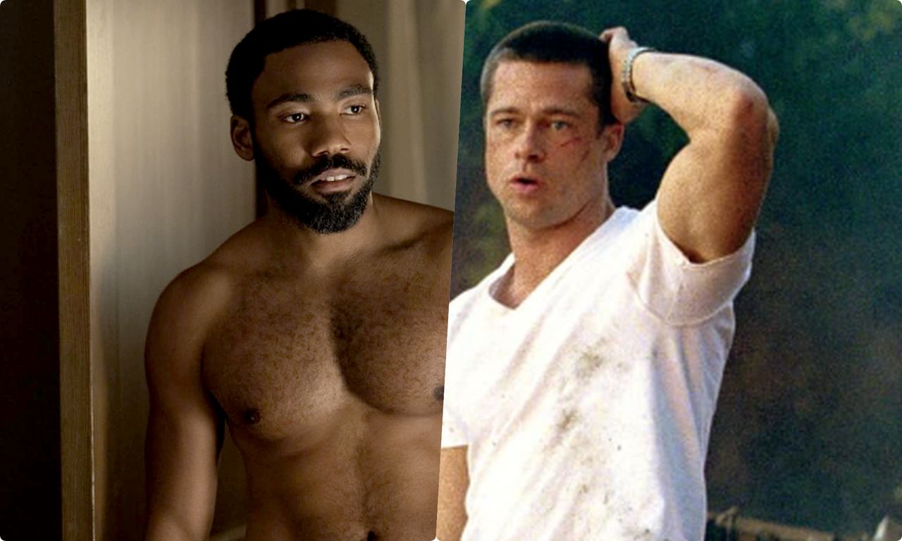 Donald Glover i Brad Pitt jako "Pan Smith"