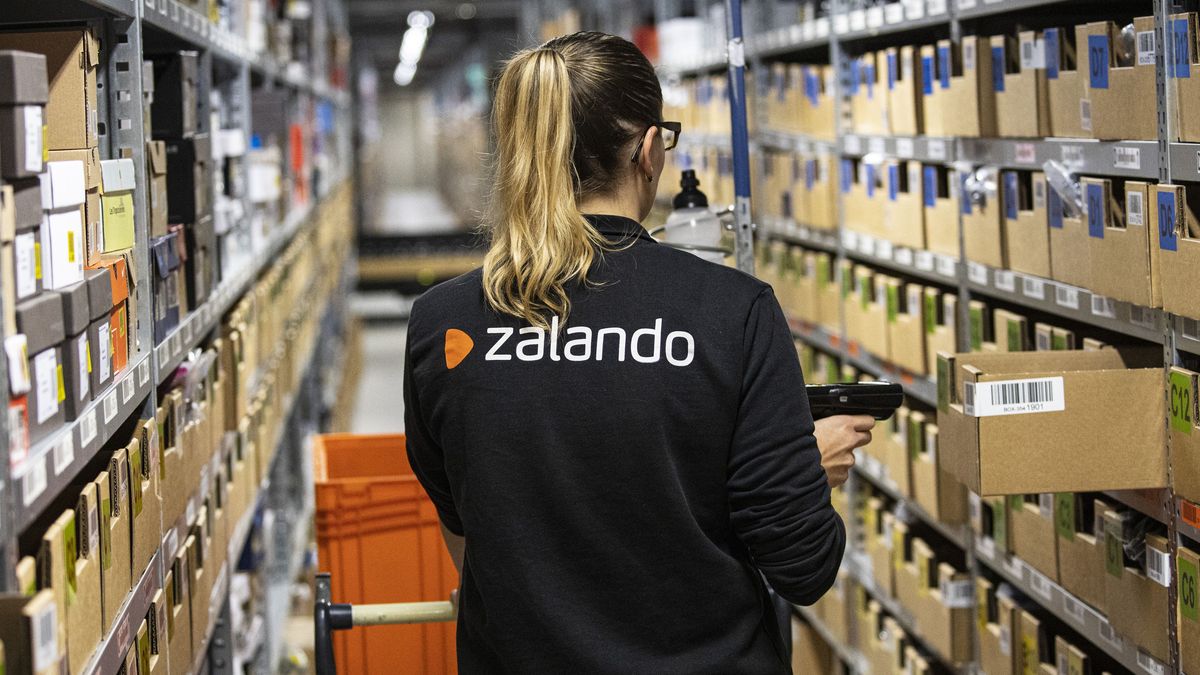 Centrum logistyczne Zalando w Erfurcie, zdjęcie z 2019 roku