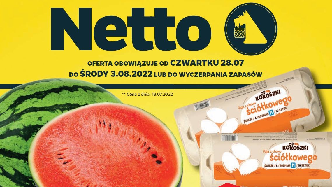 Netto gazetka od 28.07 22 - czwartku 28 lipca