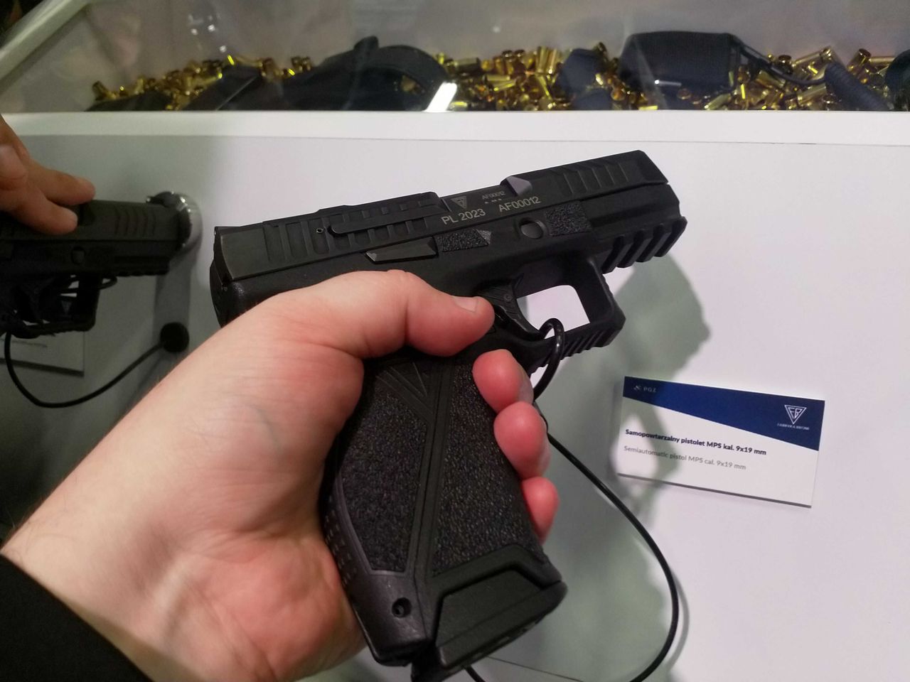 Nowy pistolet Fabryki Broni MPS pokazany na targach MSPO 2023,