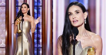 Złote Globy 2025. Wzruszająca przemowa Demi Moore: "Myślałam, że to koniec"