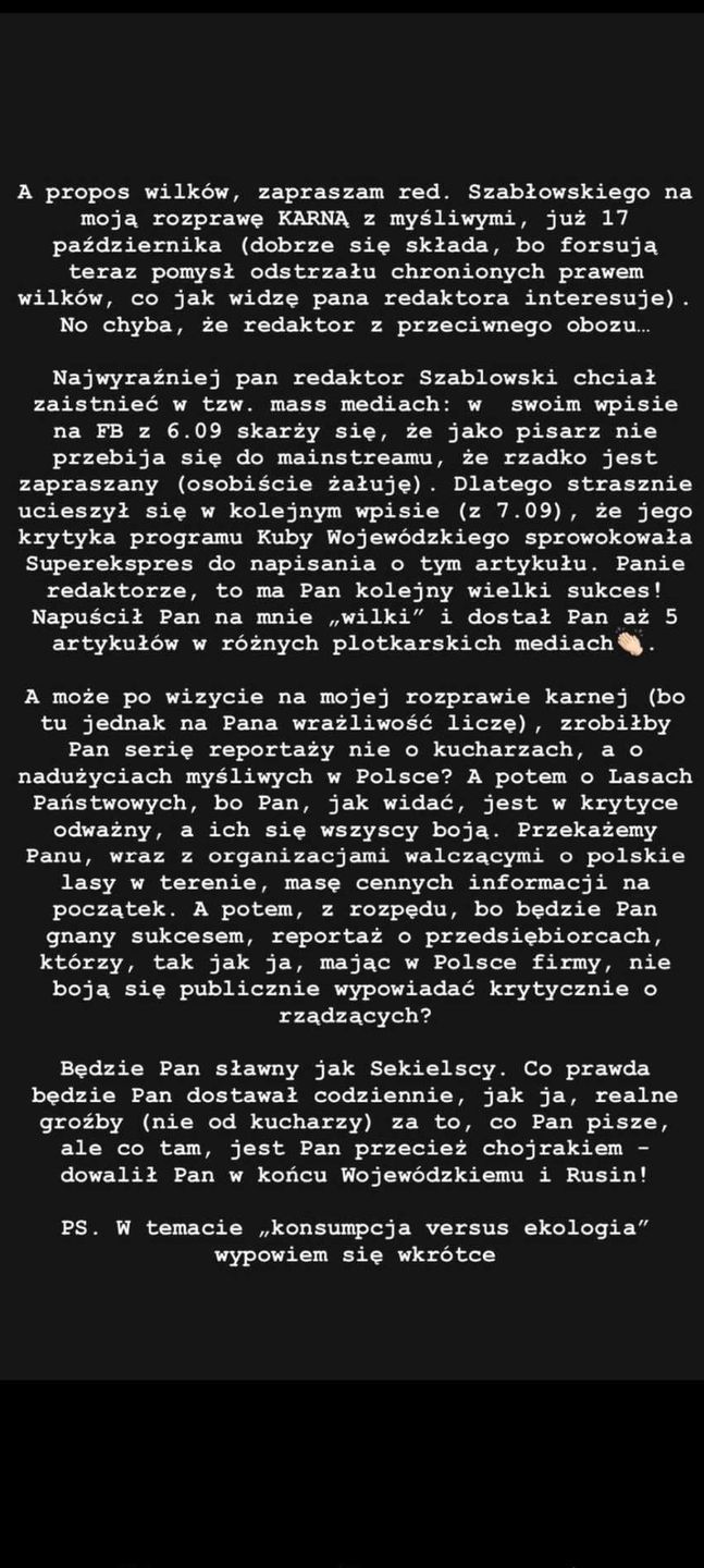 Kinga Rusin KPI z dziennikarza zarzucającego jej HIPOKRYZJĘ