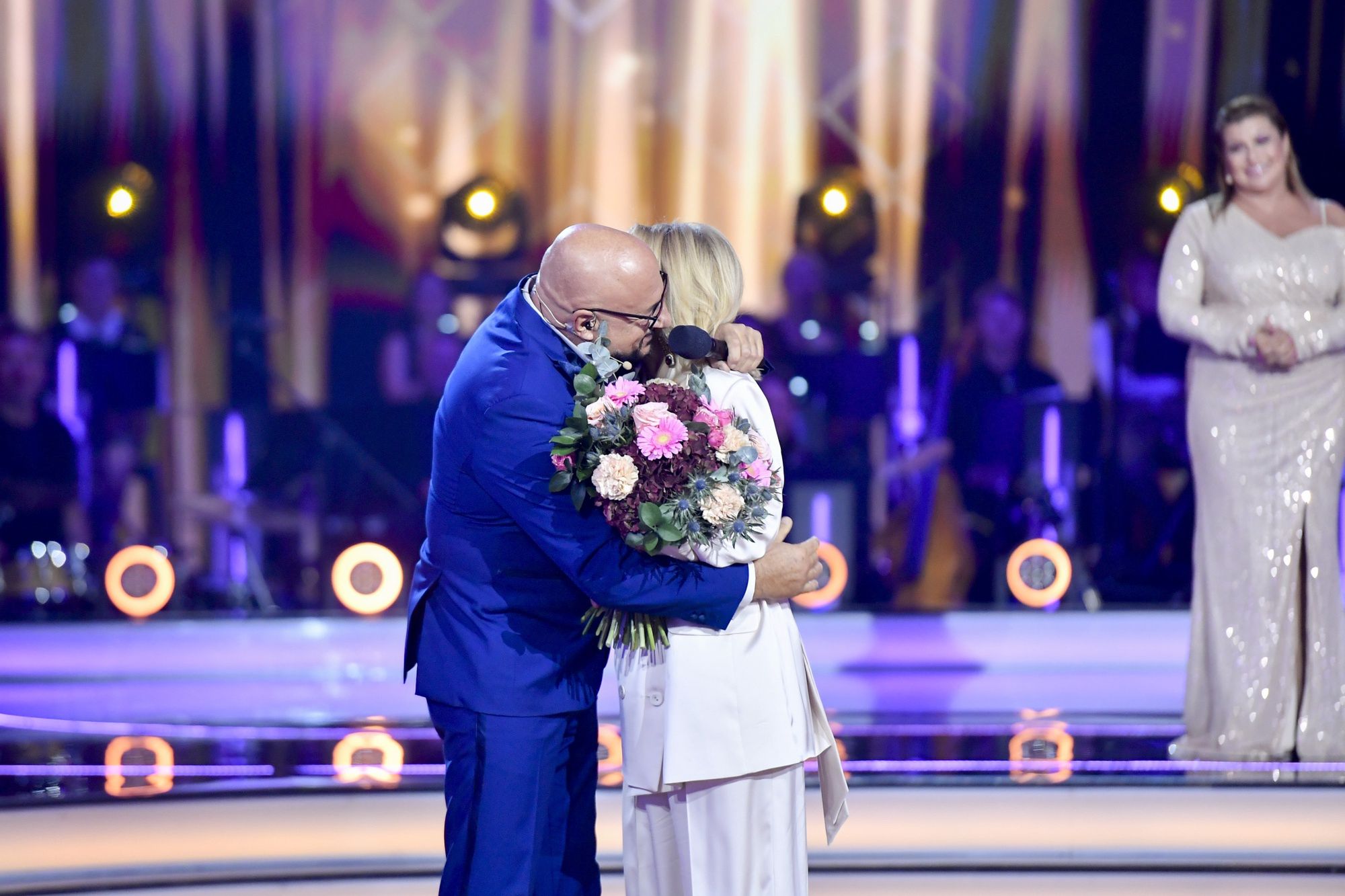 Piotr Gąsowski i Anna Głogowska na parkiecie "TzG"