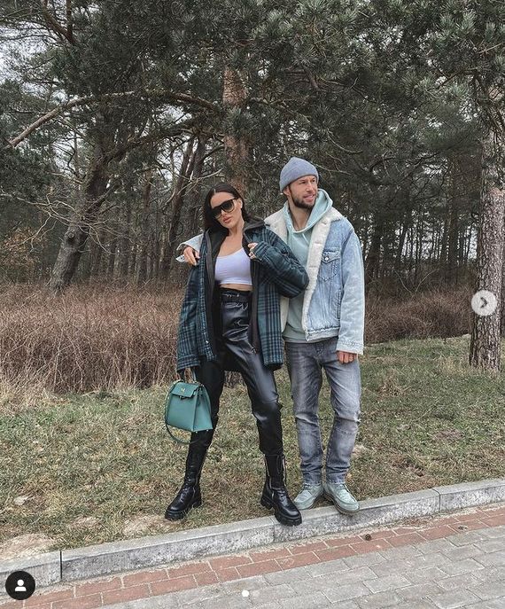 Celia Jaunat i Grzegorz Krychowiak