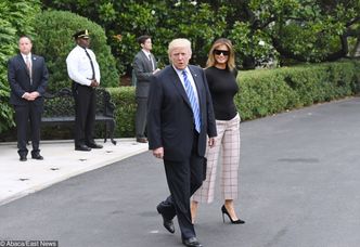 Donald i Melania Trump z torebką za 200 TYSIĘCY w drodze do Polski! (ZDJĘCIA)