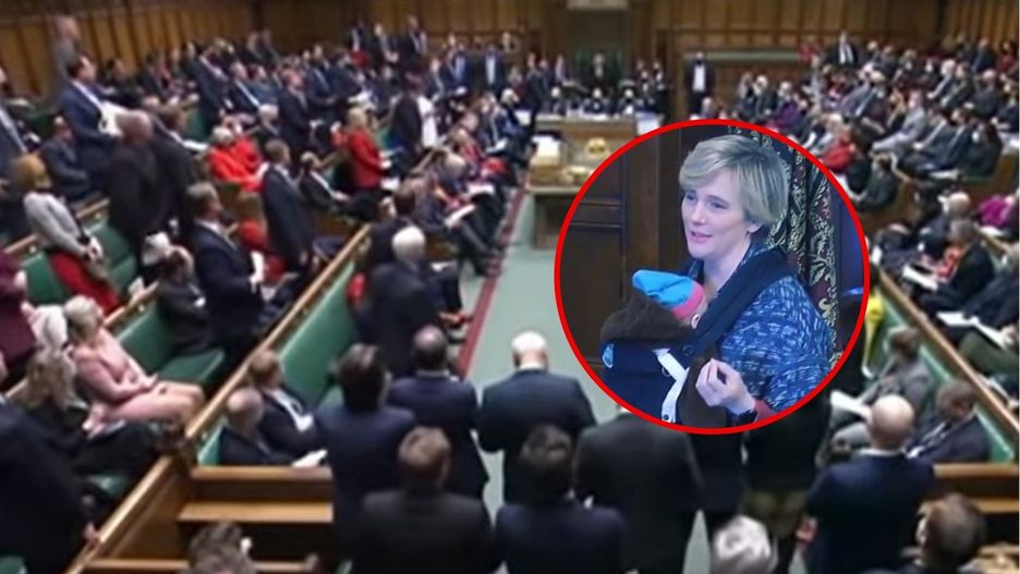 Brytyjska posłanka upomniana za przyjście z dzieckiem