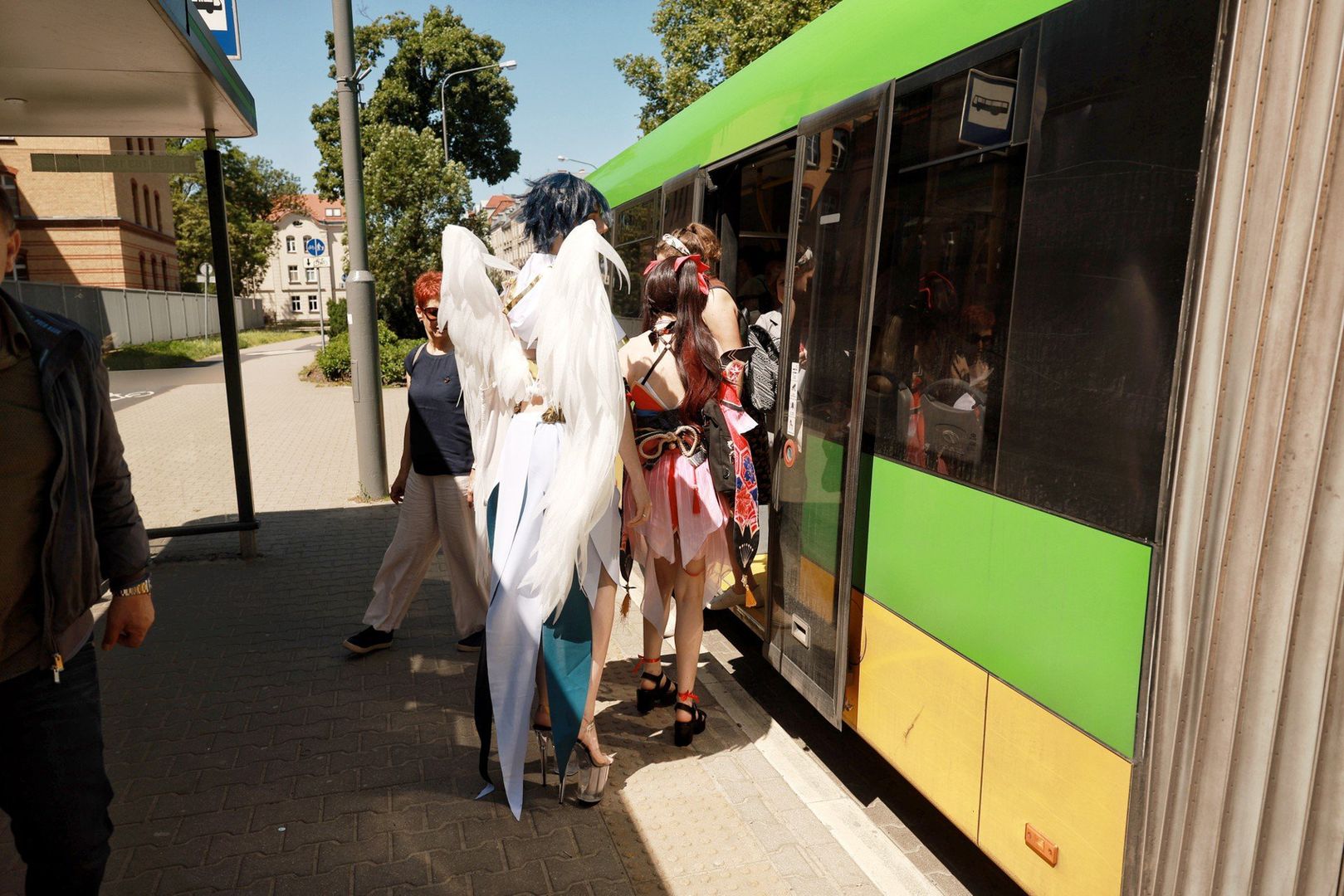 Cosplayerzy na ulicach Poznania