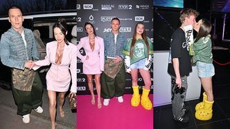 Nicol Pniewska zabrała na imprezę NOWEGO CHŁOPAKA, a jej ojciec mocno WYDEKOLTOWANĄ ukochaną. Fajna rodzinka? (ZDJĘCIA)