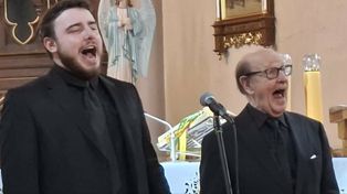 Niezwykły Koncert Międzypokoleniowy w Stromcu. Wystąpił światowej sławy Wiesław Ochman, jego wnuk Krystian oraz Robert Grudzień