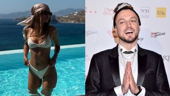Sandra Kubicka byczy się w bikini na Mykonos, a czekający w domu Baron komentuje: "MAMASITA"