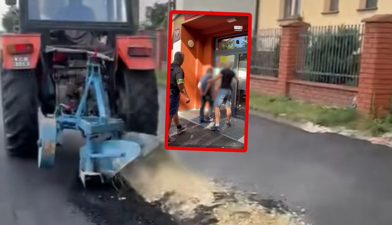 Film z rolnikiem wywołał burzę. Tak go prowadzili. Policja tłumaczy