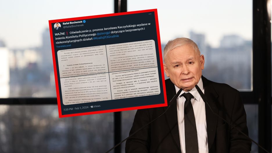 Jarosław Kaczyński twierdzi, że rząd przygotowuje "zamach na TK"