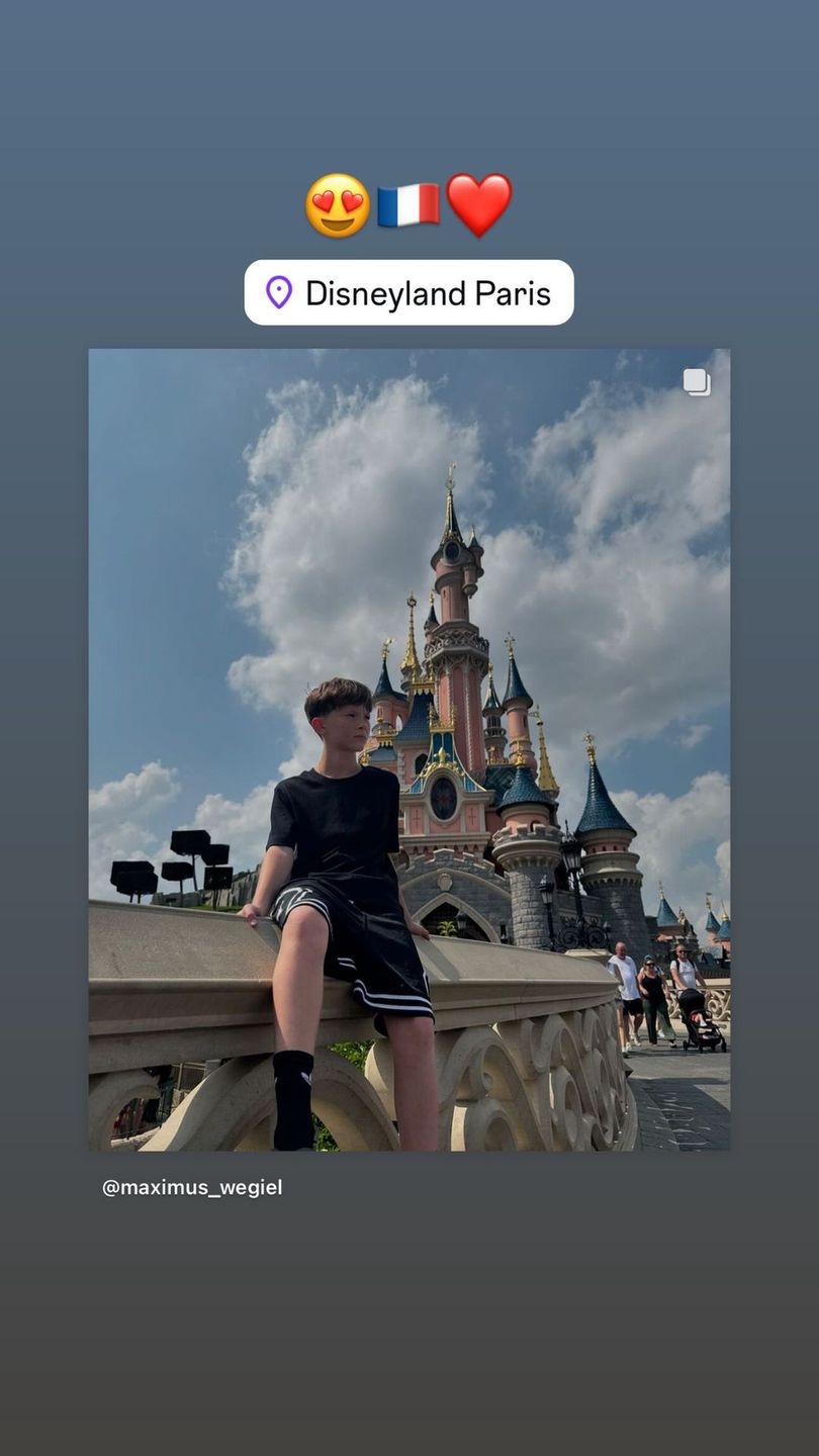 Rodzinny dzień Roksany Węgiel i Kevina Mgleja w Disneylandzie