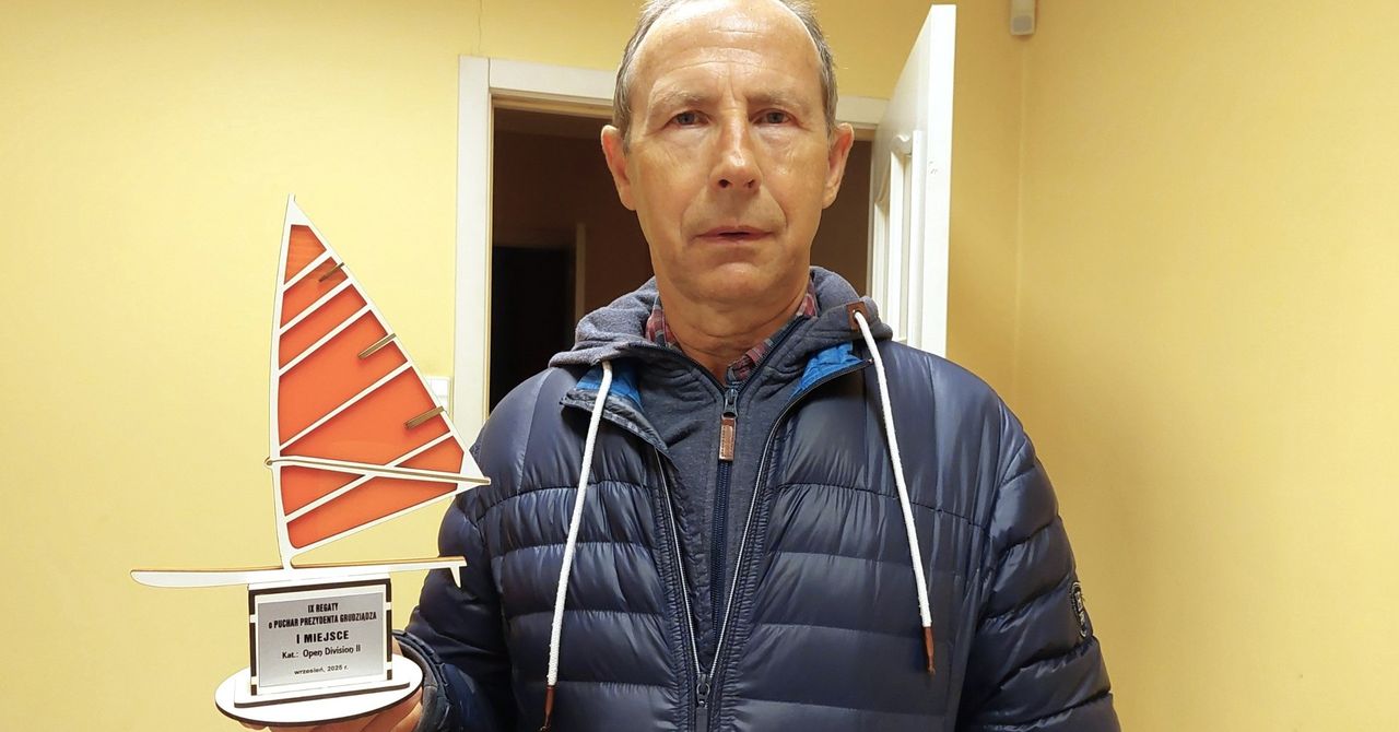 Kolejny sukces inowrocławskiego windsurfera. Wiesław Chałupczak zajął pierwsze miejsce podczas regat w Grudziądzu