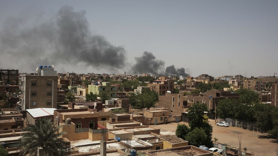 Temporary
Smoke is seen in Khartoum, Sudan, Saturday, April 22, 2023. The fighting in the capital between the Sudanese Army and Rapid Support Forces resumed after an internationally brokered cease-fire failed. (AP Photo/Marwan Ali)
Marwan Ali