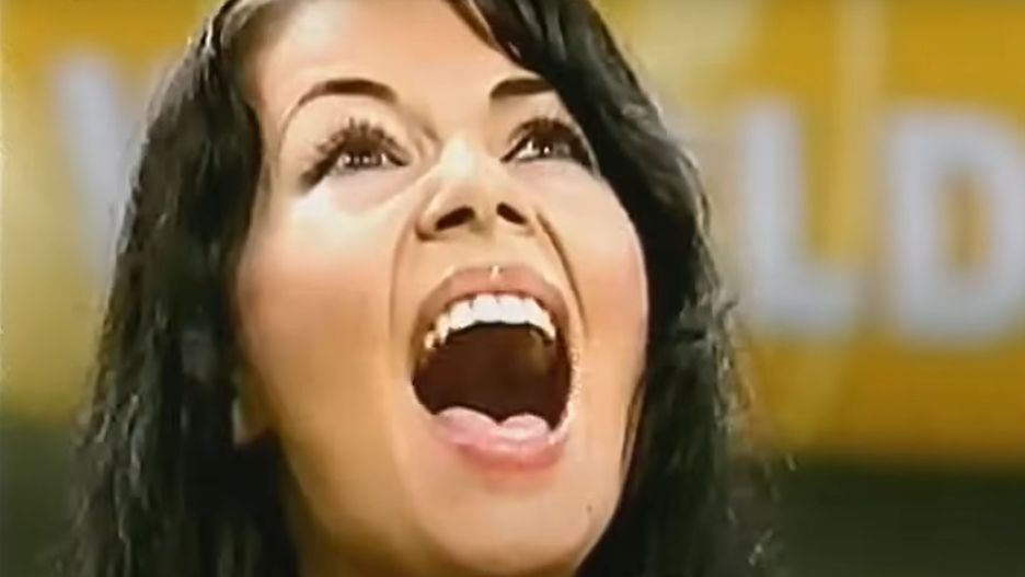 Edyta Górniak wykonała hymn Polski na MŚ w Korei w 2002 r.