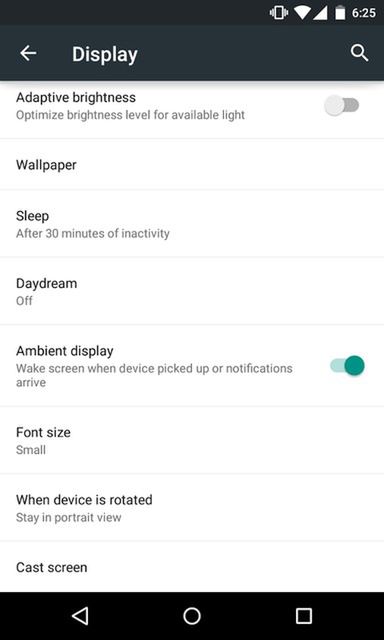 Ambient Display, czyli jak Nexus 6 wykorzysta swojego AMOLED-a 2