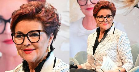 Elegancka Jolanta Kwaśniewska promuje nową książkę. Ikona stylu? Dumnie zapozowała fotoreporterom (ZDJĘCIA)