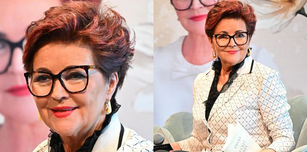 Elegancka Jolanta Kwaśniewska promuje nową książkę. Ikona stylu? Dumnie zapozowała fotoreporterom (ZDJĘCIA)