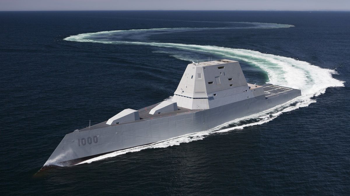 USS Zumwalt bezbronny. Jego uzbrojenie zbyt drogie, by można było go używać 1