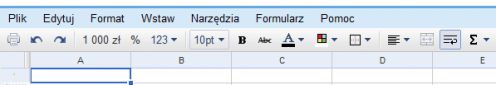 Arkusze Google w nowej odsłonie 1