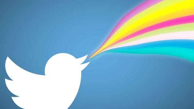 Twitter tęcza