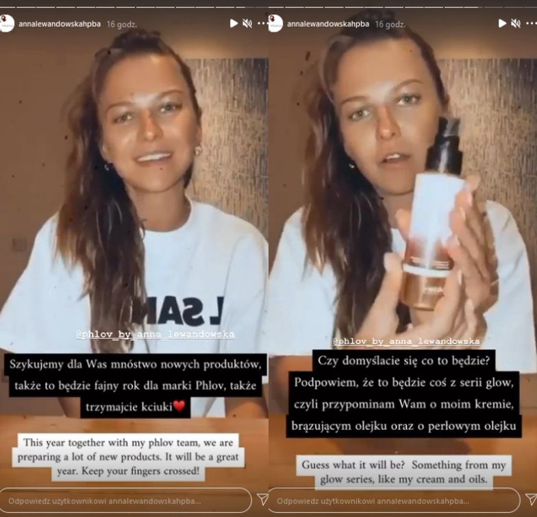 Anna Lewandowska reklamuje swoje kosmetyki po opublikowaniu uzasadnienia do wyroku TK