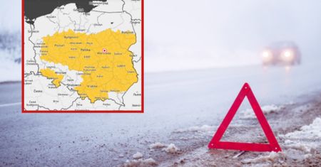 Alerty IMGW. Niebezpiecznie na drogach i chodnikach