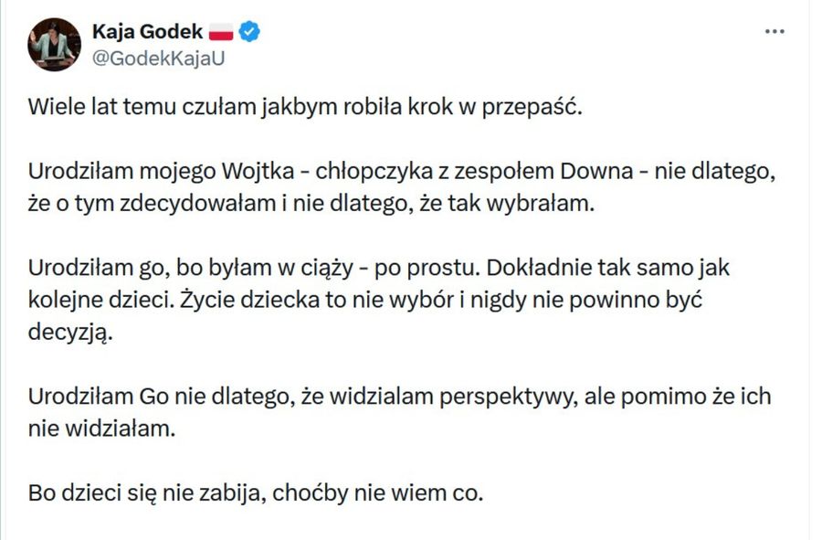 Kaja Godek w mocnych słowach o przerywaniu ciąży