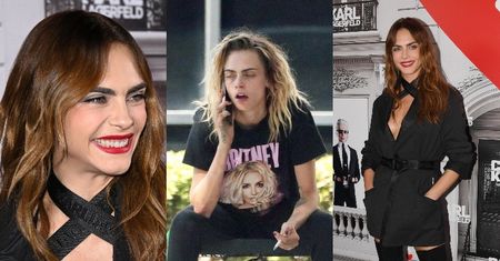 ODMIENIONA Cara Delevingne posyła uśmiechy na imprezie w Paryżu. Przezwyciężyła kryzys? (ZDJĘCIA)