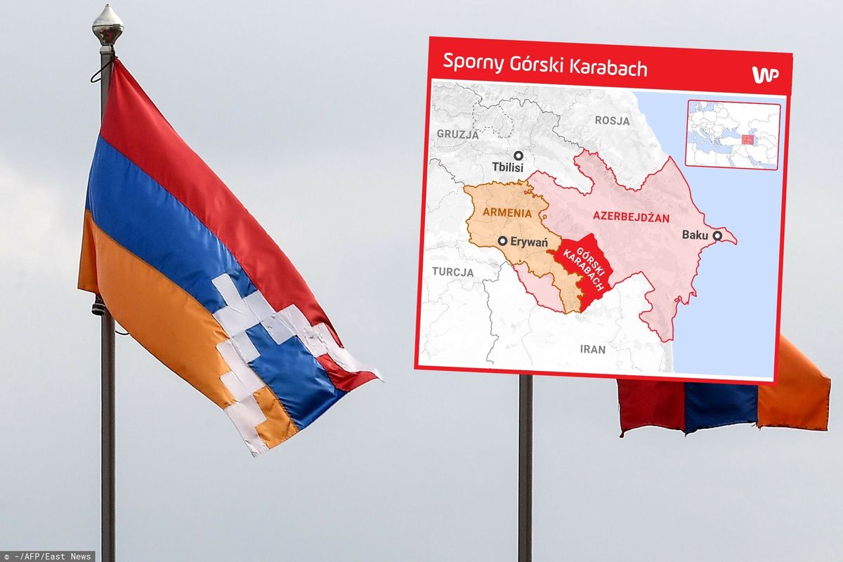 Górski Karabach. Położenie. Podłoże konfliktu Armenii i Azerbejdżanu